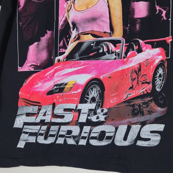 2 Fast 2 Furious Pink Suki T Shirt Double Sided Size Large S2000 Single Stitch - Picture 3 of 7